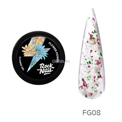 RockNail, гель для наращивания Flower Power №FG08, 10 мл