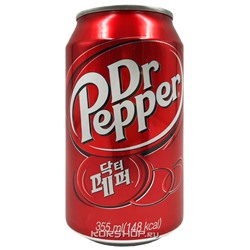 Газированный б/а напиток Dr.Pepper, Корея, 355 мл Акция