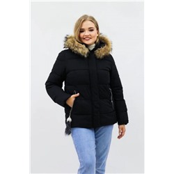Куртка женская зимняя еврозима-зима 2867 черный