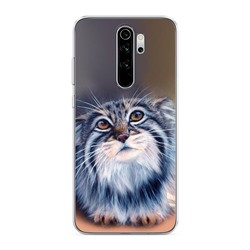 Силиконовый чехол Кот манул 2 на Xiaomi Redmi Note 8 Pro