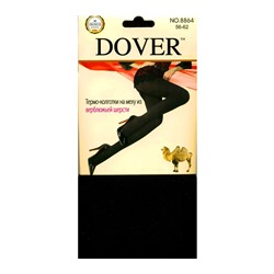 Женские колготки тёплые Dover 8864 чёрные 42-62