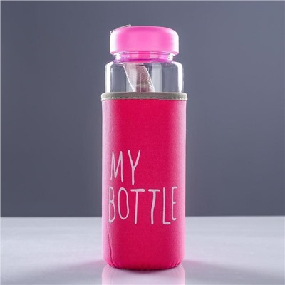 Бутылка для воды "My bottle", 500 мл, 19.5 х 6 см, микс