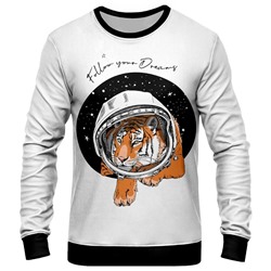 Свитшот мужской Тигр космонавт 2