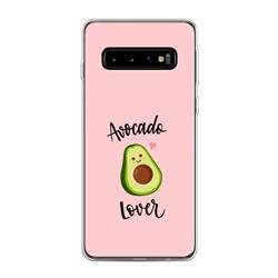 Силиконовый чехол Avocado lover на Samsung Galaxy S10