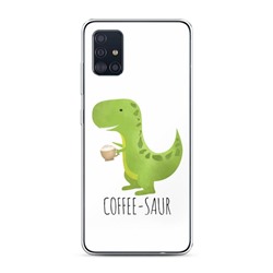 Силиконовый чехол Coffee-saur на Samsung Galaxy A51