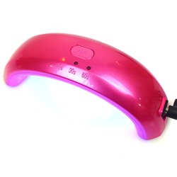 MINI LED LAMP с таймером ярко-розовая