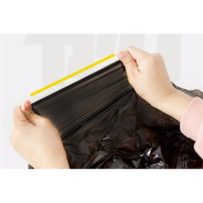 Мешки для мусора с ручкой цветные 45*60 см (20 шт.)