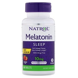 Natrol Мелатонин Melatonin 10 mg 60 таб