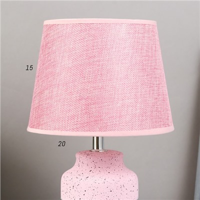 Настольная лампа 16838/1PK E14 40Вт розово-голубой 20х20х34 см