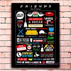 Постер «Friends» средний
