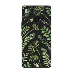 Матовый силиконовый чехол Green Leaves на ZTE Nubia Z50S Pro