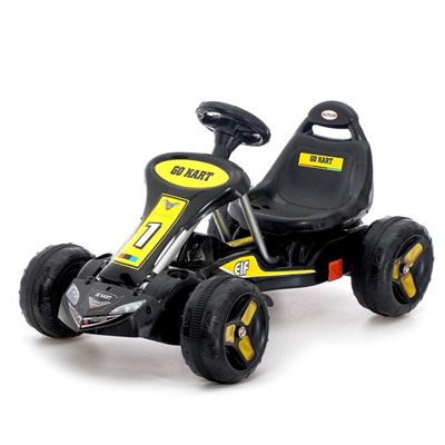 Веломобиль GO KART, цвет чёрный 5698033