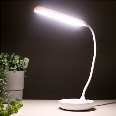 Настольная лампа 16814/1 LED 5Вт USB белый 12х12х57 см