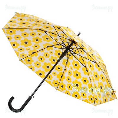 Зонт-трость "Желтые ромашки" RainLab 066 Auto