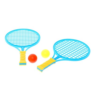 Набор ракеток «Крутой теннис», 2 ракетки, 2 шарика, цвет МИКС 2884035