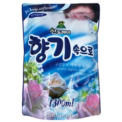 Кондиционер для белья "Свежесть океана" Soft Aroma, Корея, 1300 мл