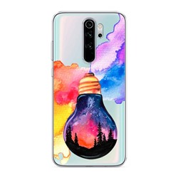 Силиконовый чехол Небо в лампочке на Xiaomi Redmi Note 8 Pro