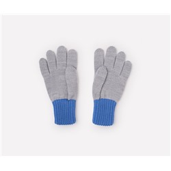 Перчатки для мальчика Crockid К 109 светло-серый меланж, голубой