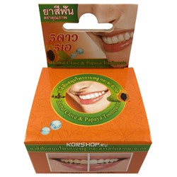 Травяная зубная паста с экстрактом папайи 5 Star, Таиланд, 25 г Акция