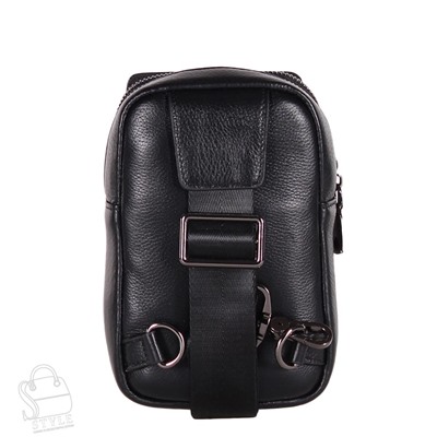 Рюкзак мужской кожаный 22-6158DH black Heanbag