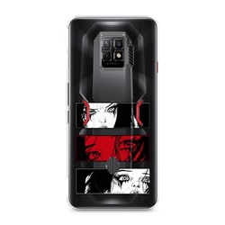 Силиконовый чехол Аниме глаза на ZTE Nubia Red Magic 7 Pro