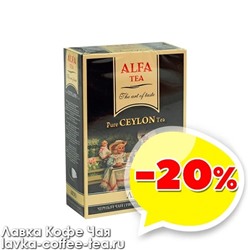 товар месяца чай Alfa Summer Лето композиционный с бергамотом, Цейлон, картон 80 г.