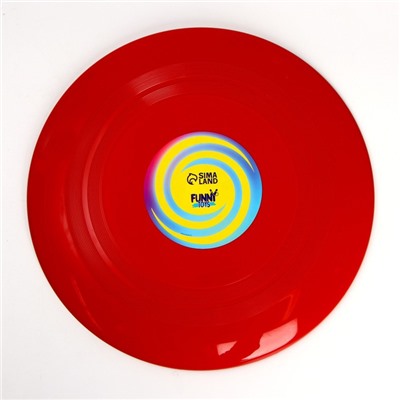 Летающая тарелка «Гигант» 30 см, цвет красный 7870294