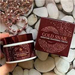 Крем для лица с экстрактом улитки ENOUGH Gold Snail Moisture Whitening Cream 50 гр