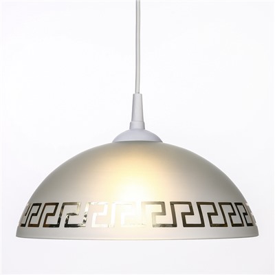 Светильник  "Колпак" 1 лампа E27 40Вт белый-золото д.300