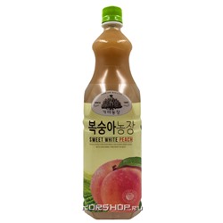Напиток с соком Персик Gaya Farm Woongjin, Корея, 1,5 л Акция