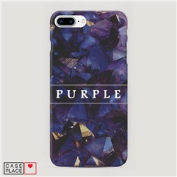Пластиковый чехол Purple цвет на iPhone 8 Plus