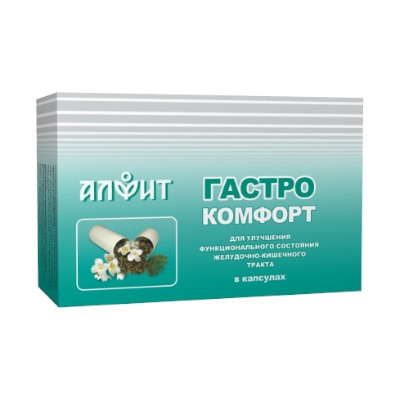 БАД Фитосборы в капсулах Гастрокомфорт (блистер), 60  капсул по 420 мг, Алфит