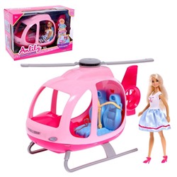 Кукла-модель «Ксения» в вертолете, с аксессуарами 7905033