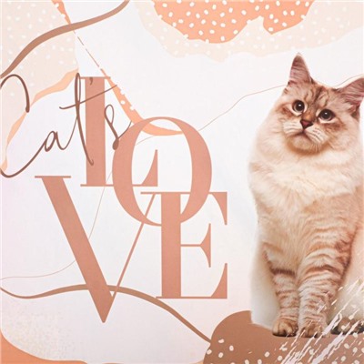 Коврик под миску Cat's love, 43х28 см