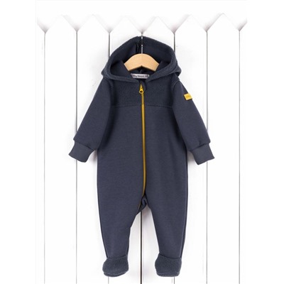 Комбез с капюшоном для мальчика Baby Boom К350/8-Ф Soft Полярная ночь