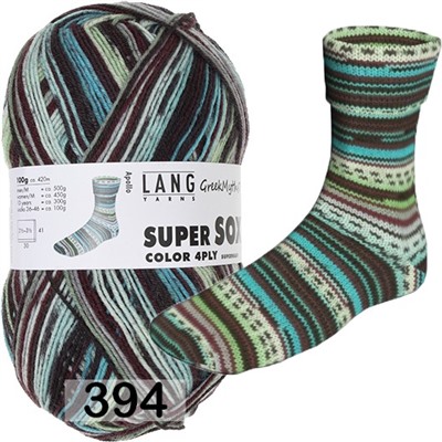 Пряжа Lang Yarns Super Soxx Color 4-Fach