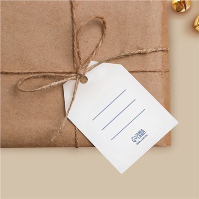 Открытка-шильдик на подарок «Зайчик», акварельный картон 5 × 7 см