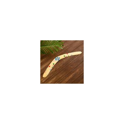 Сувенир из дерева "Бумеранг" кремовый 50х12х1 см 5013668