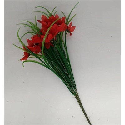 Цветы искусственные декоративные Нарциссы 18 цветков + осока 35 см