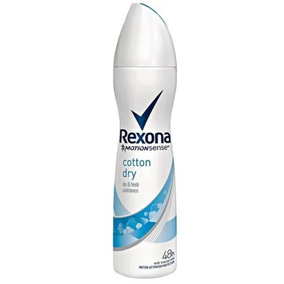 Дезодорант Спрей Rexona Антиперспирант Легкость хлопка Cotton dry 150 мл