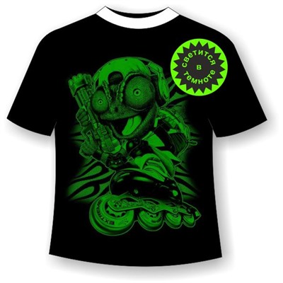 Подростковая футболка с ящерицей 1066