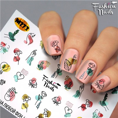 Fashion Nails, Слайдер-дизайн M273