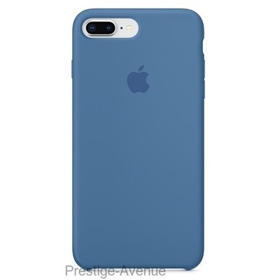 Силиконовый чехол для iPhone 7/8 Plus - Синий деним (Denim Blue)