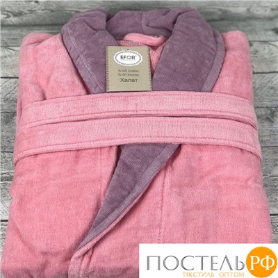 BR-0184/09 Халат женский EFOR размер L/XL PEMBE розовый BR-0184/09