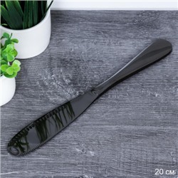 Нож столовый 3 в 1 для мяса, масла, паштетов/металл графит/ TW-241-black /уп 400/