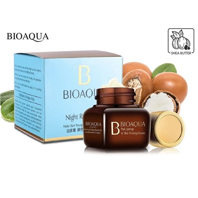 Bioaqua Ночной антивозрастной крем для век Delicate And Moisturizing Eye Cream, 20 г