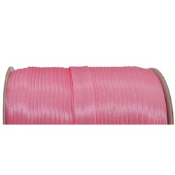Косая бейка атласная шир. 15 мм № 141 розовый А уп. 132 м