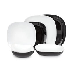 Столовый сервиз Luminarc «Lotusia» black & white 24 пр. с/л