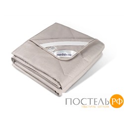 MedSleep ARIES Стеганый Hаматрасник 180х200, 1пр, хлопок/шерсть/микровол. 200 гр/м2