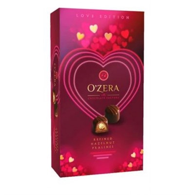 «OZera», конфеты Love пралине с цельным фундуком, 230 гр Яшкино